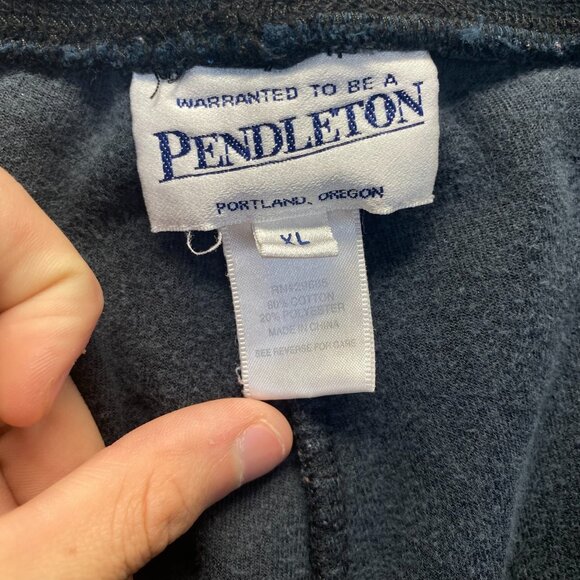 Pendleton Blue Velvet Pants Pull On Womens Size XL,Wide Leg,Comfort - Picture 3 of 8